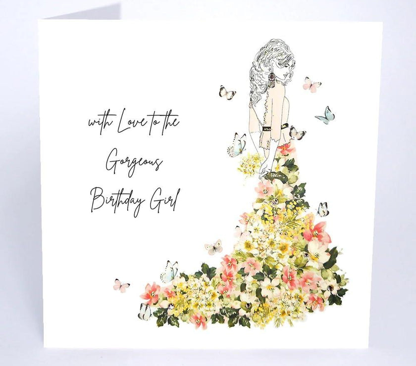 Gorgeous Birthday Girl Birthday Card