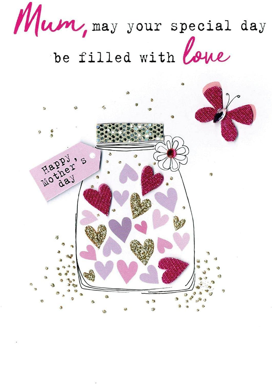 Jar Filled With Love Mothers Day Card - House of Cards