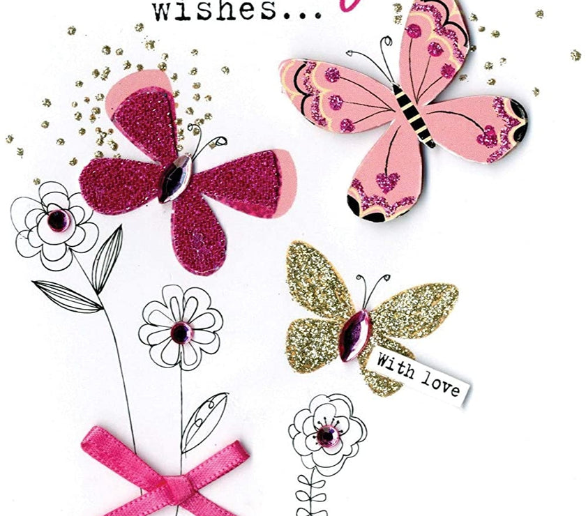 Butterflies Beautiful Mothers Day Card