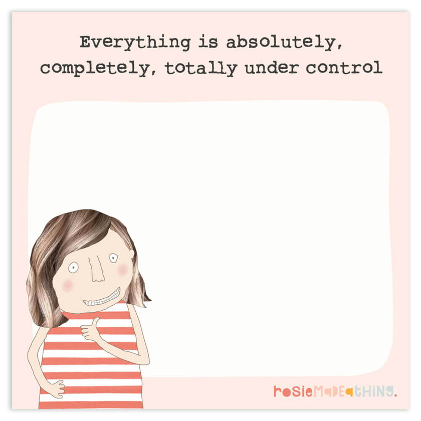 Mini Jot Pad Under Control