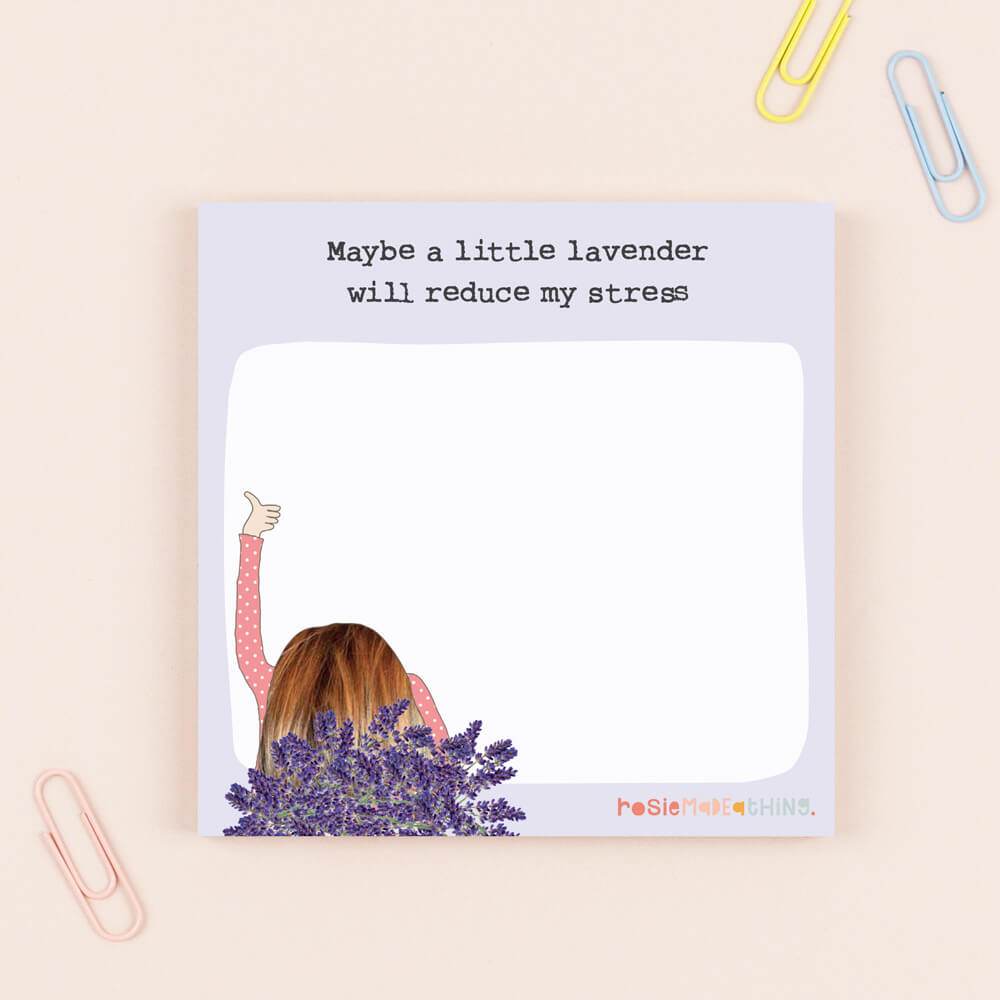 Mini Jot Pad Lavender - House of Cards