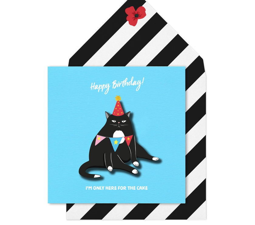Grumpy Cat Birthday Card