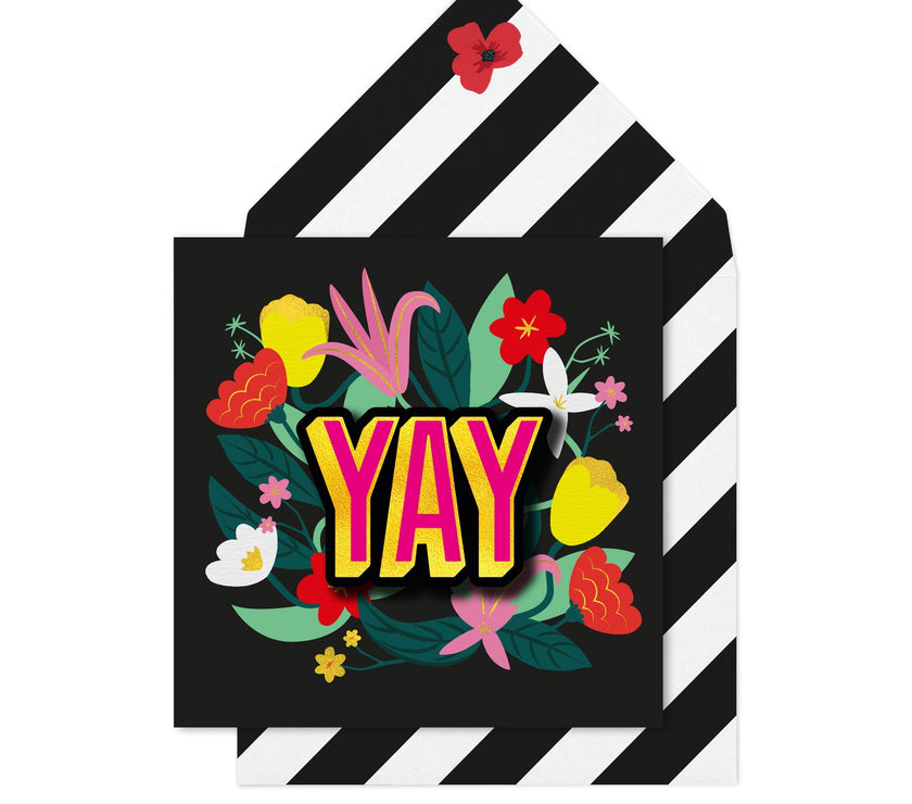 YAY Greeting Card