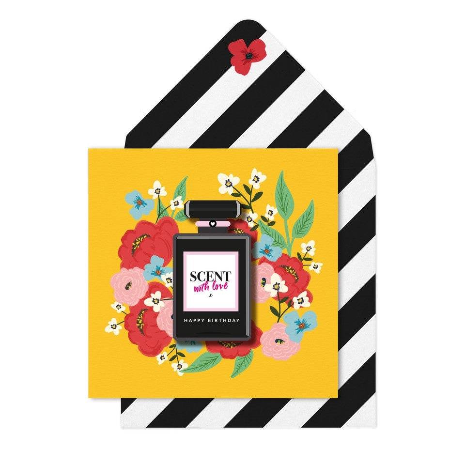 Scent With Love Greeting Card - House of Cards