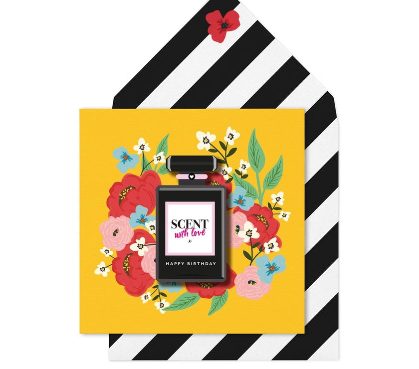 Scent With Love Greeting Card