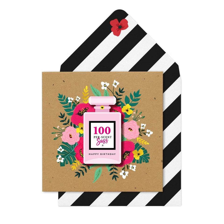 100 Per-Scent Sass Greeting Card - House of Cards