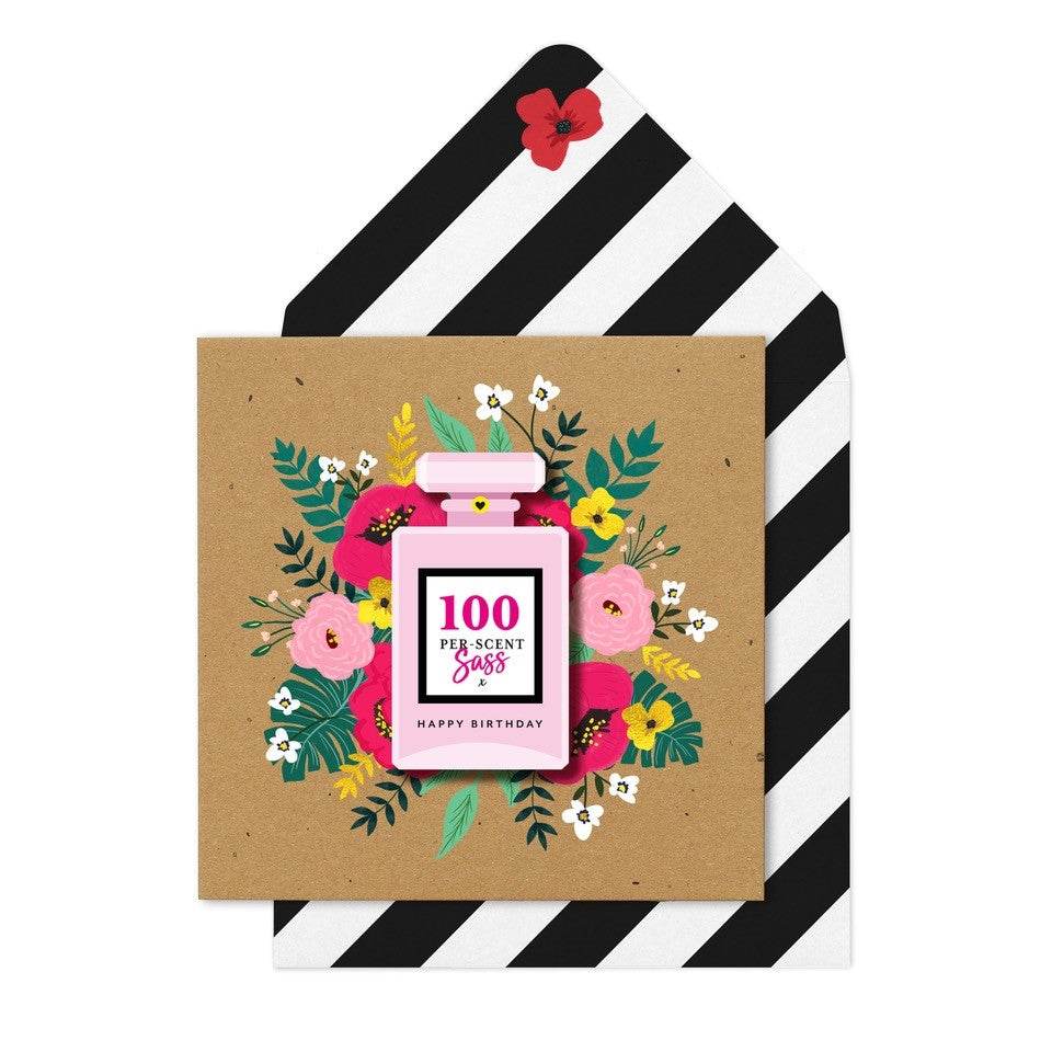 100 Per-Scent Sass Greeting Card - House of Cards