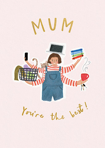 Meraki Mum You're the Best Mothers Day Card