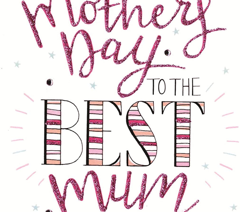 Best Mum in the World Mothers Day Card