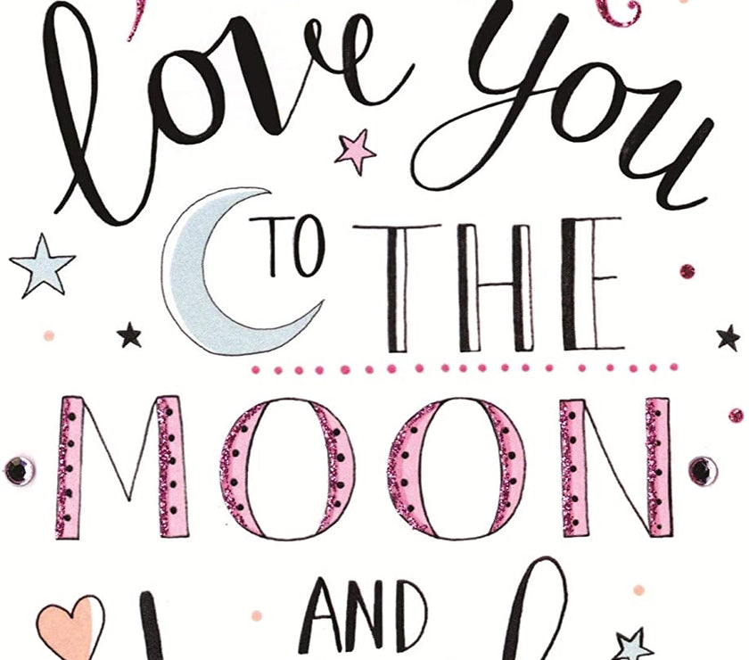 To The Moon Mothers Day Card