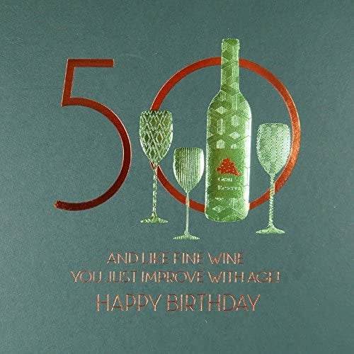 Like Fine Wine 50th Birthday Card - House of Cards