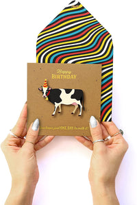 One Day To Milk It Birthday Card