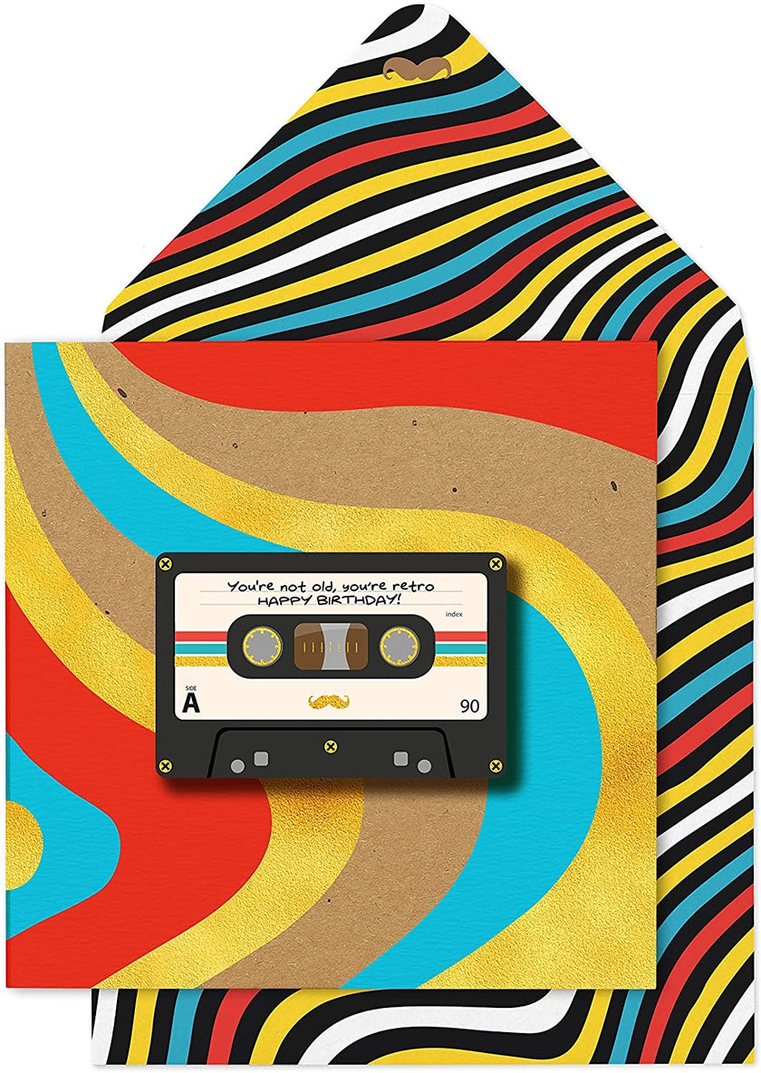Cassette Tape Birthday Card