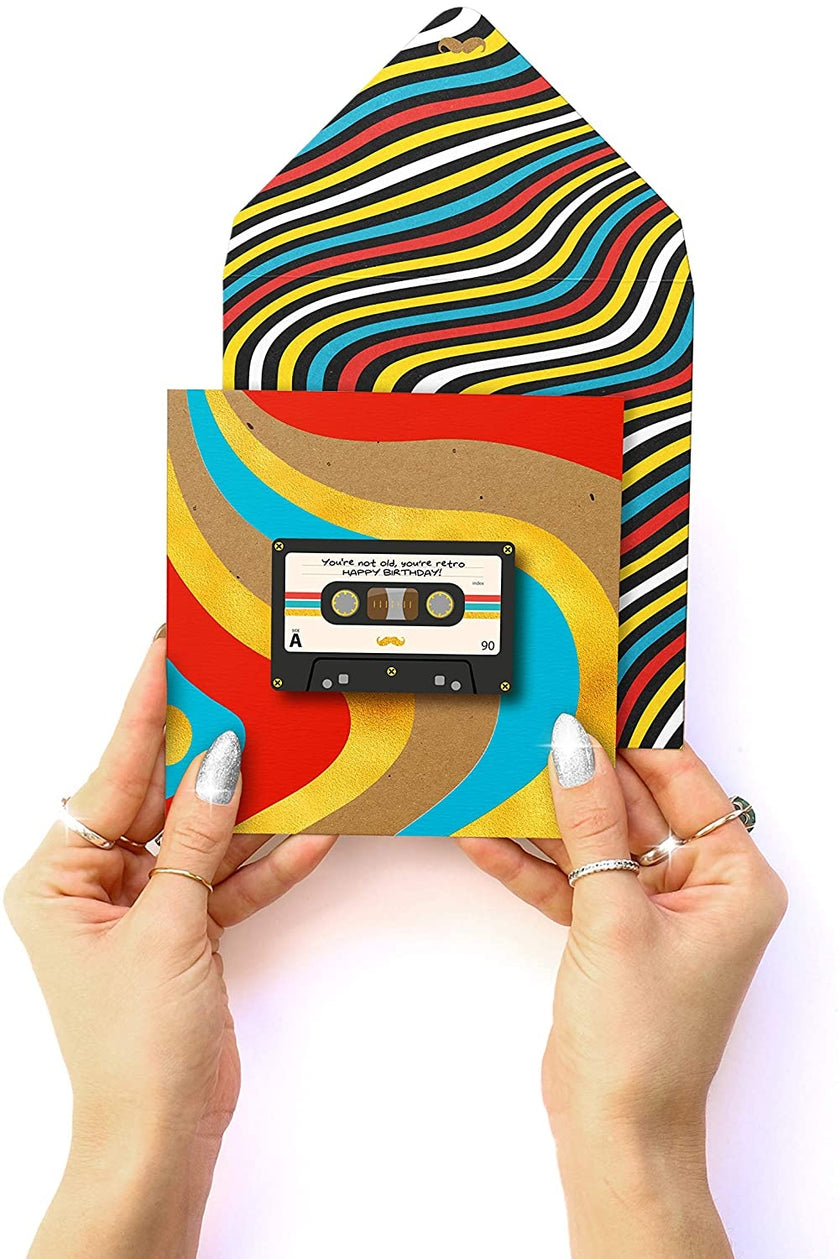 Cassette Tape Birthday Card
