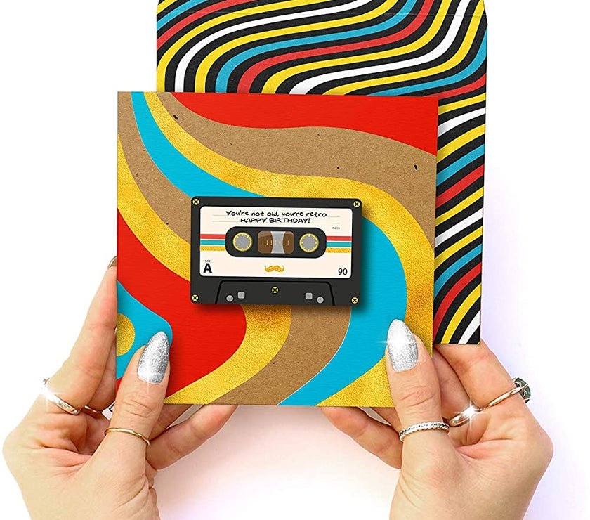 Cassette Tape Birthday Card