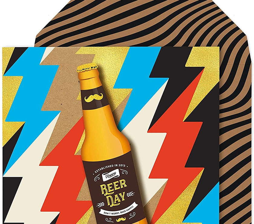 Happy Beer Day Birthday Card