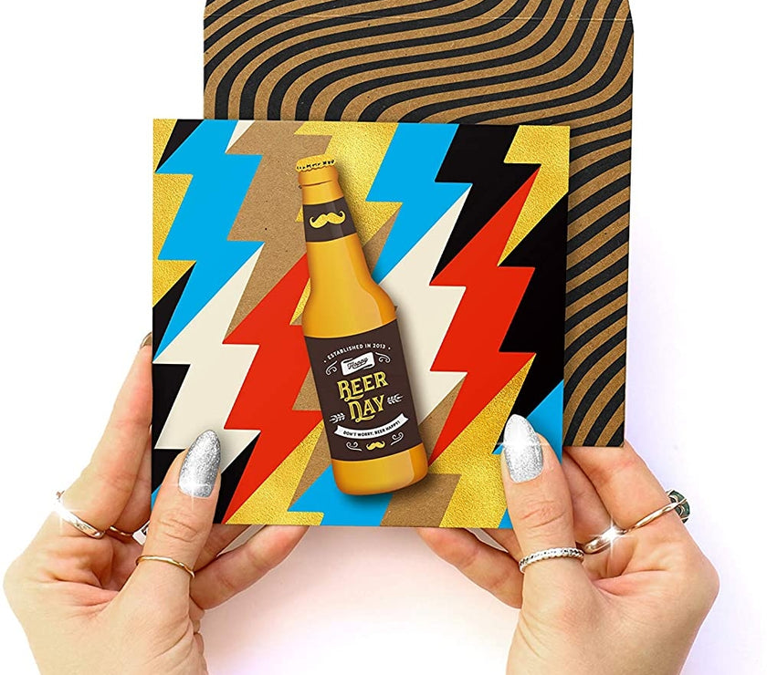 Happy Beer Day Birthday Card