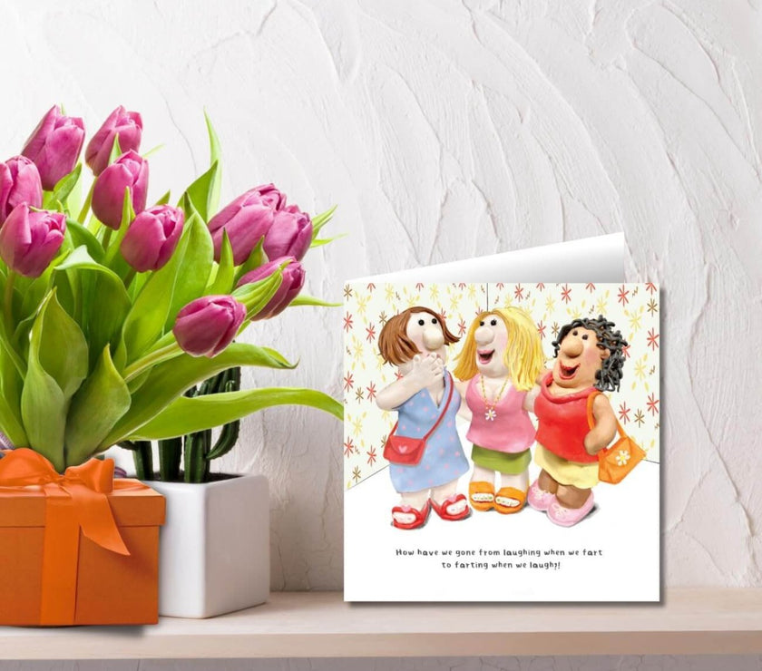 Laughing When Fart Birthday Card