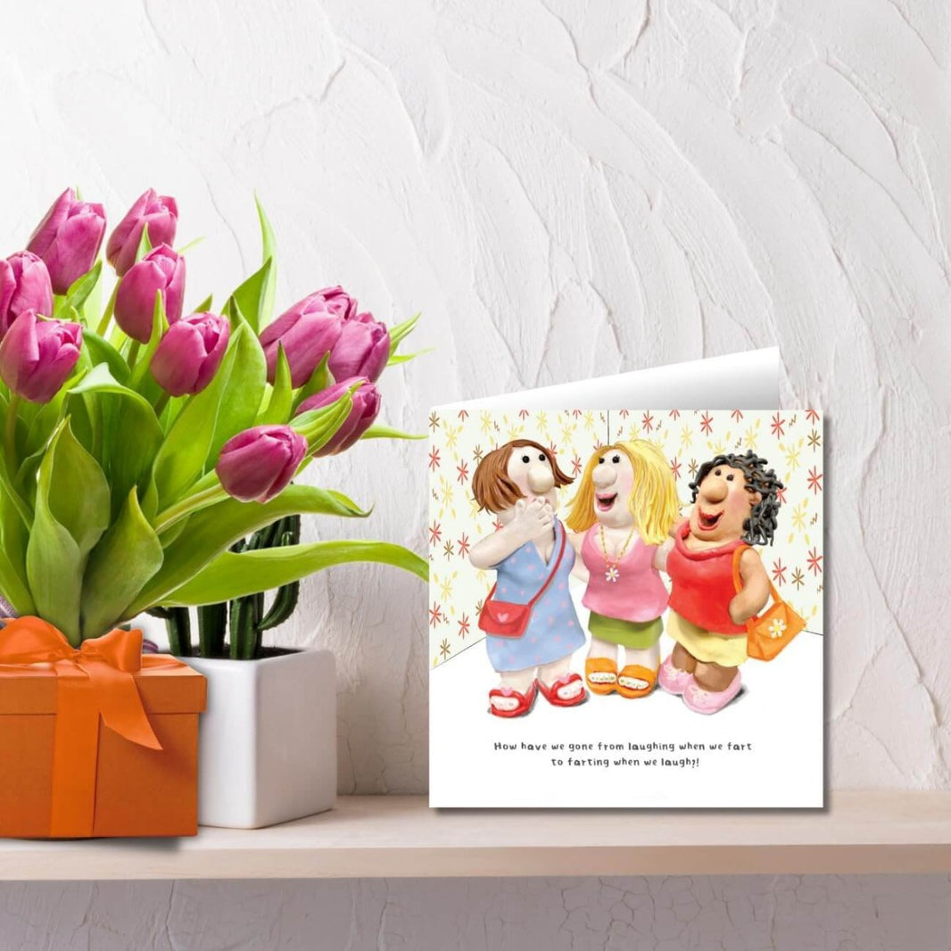 Laughing When Fart Birthday Card
