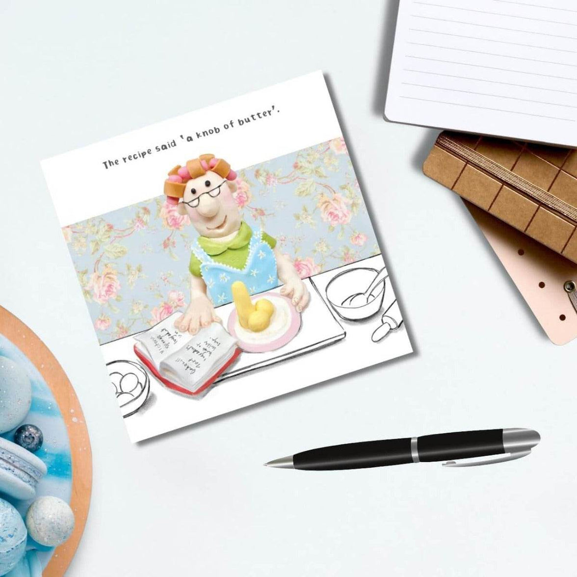 Knob of Butter Birthday Card - House of Cards