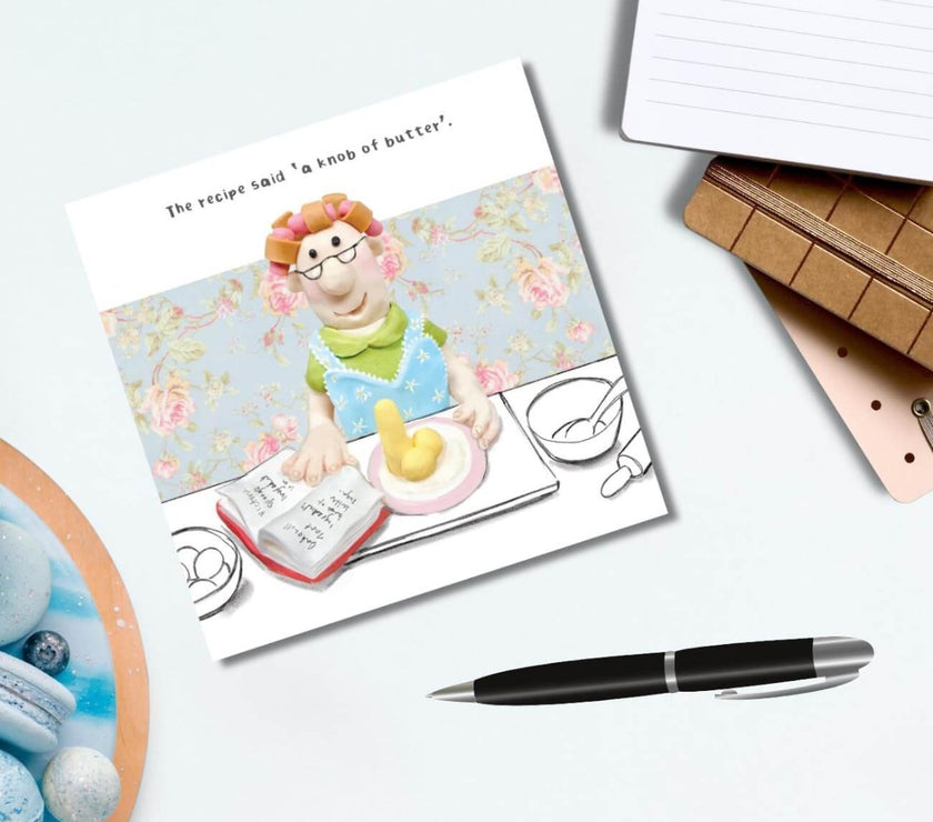 Knob of Butter Birthday Card