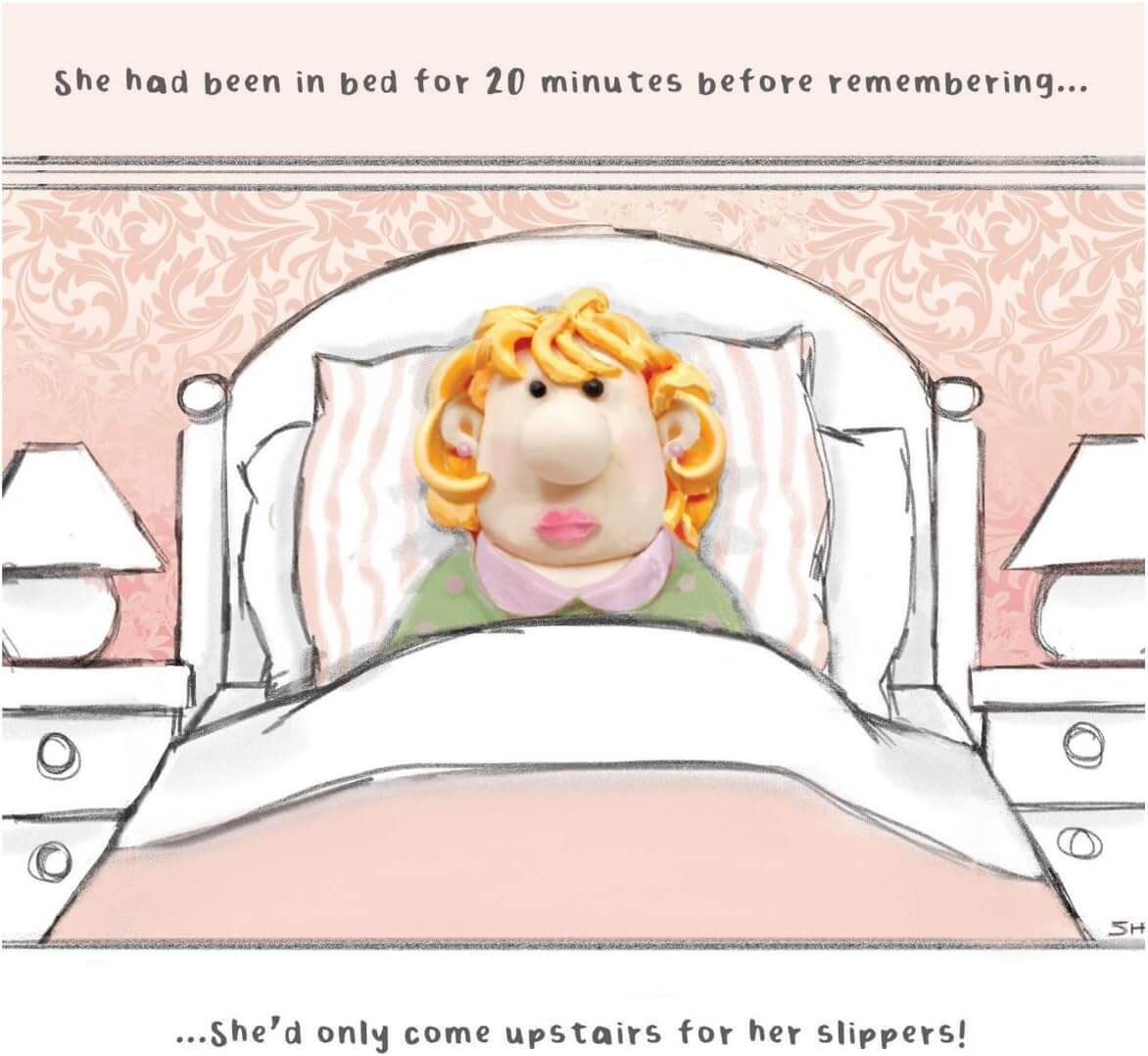 Slippers Birthday Card - House of Cards