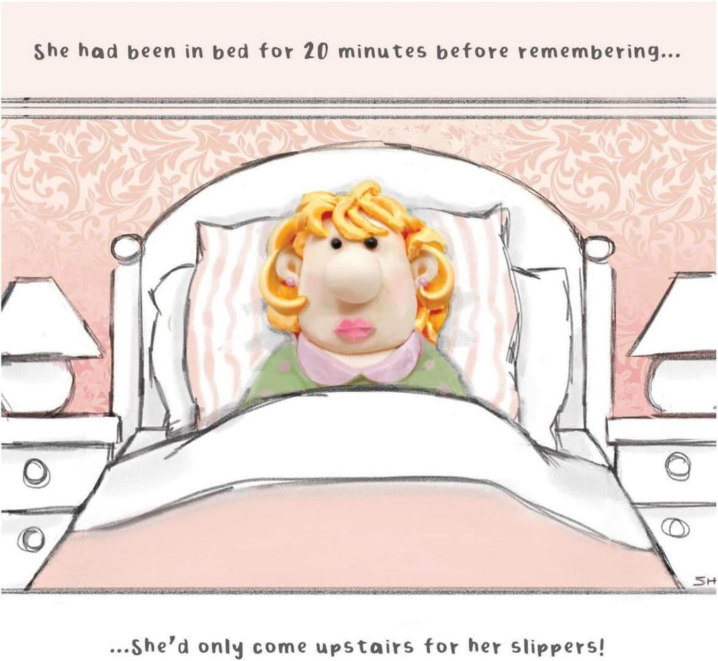 Slippers Birthday Card - House of Cards