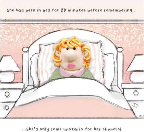 Slippers Birthday Card