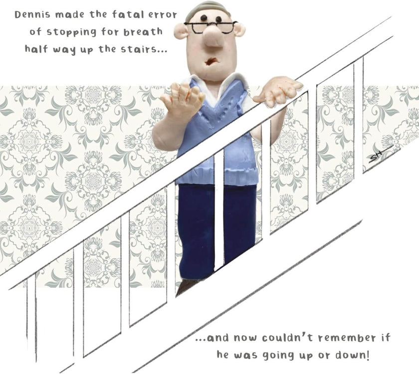 Stopping For Breath Birthday Card
