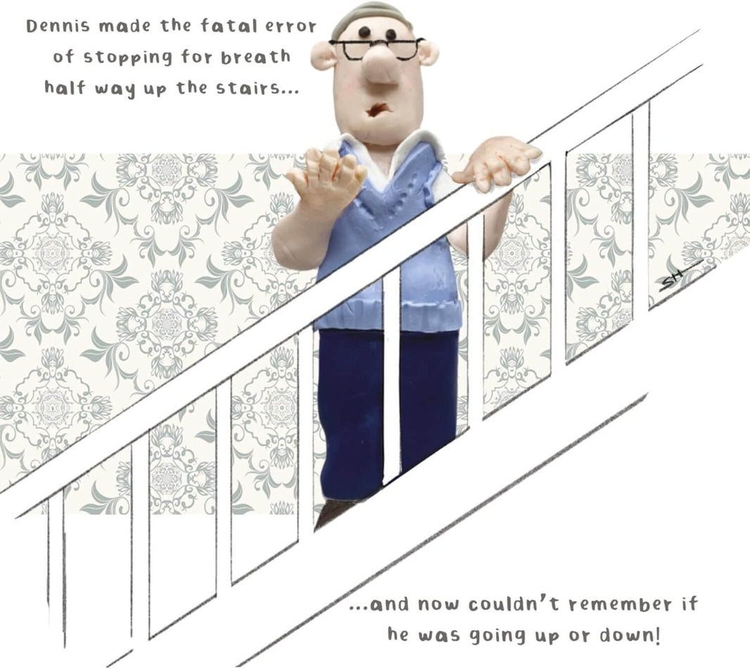 Stopping For Breath Birthday Card