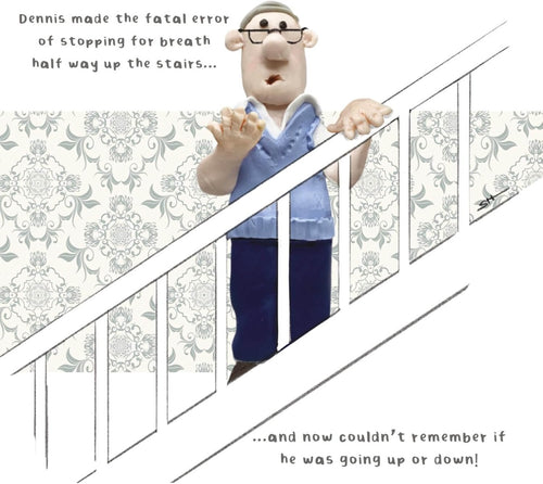 Stopping For Breath Birthday Card