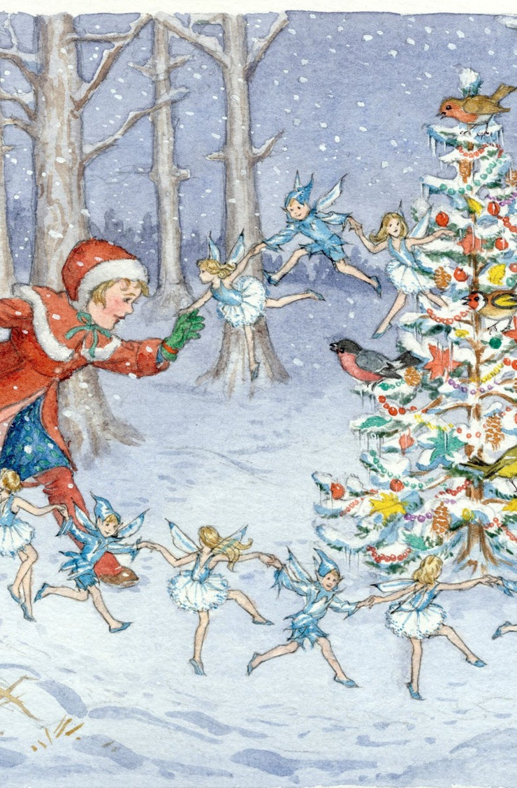 Snow Dance Christmas Card
