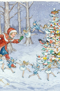 Snow Dance Christmas Card