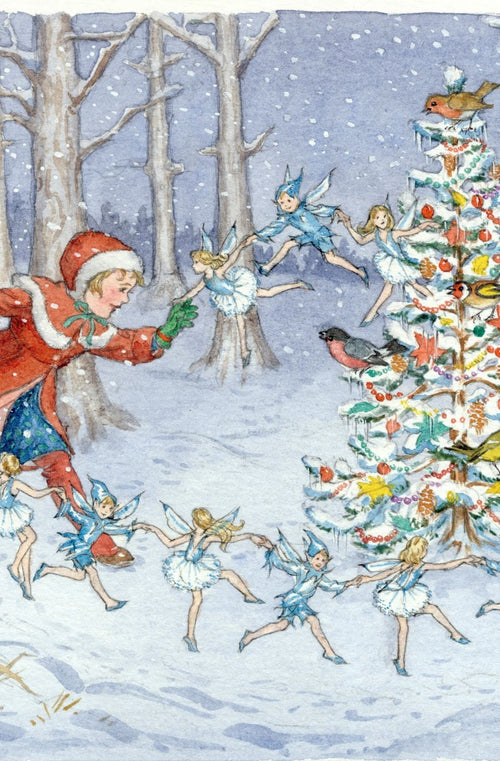 Snow Dance Christmas Card