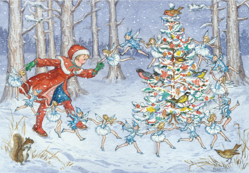 Snow Dance Christmas Card