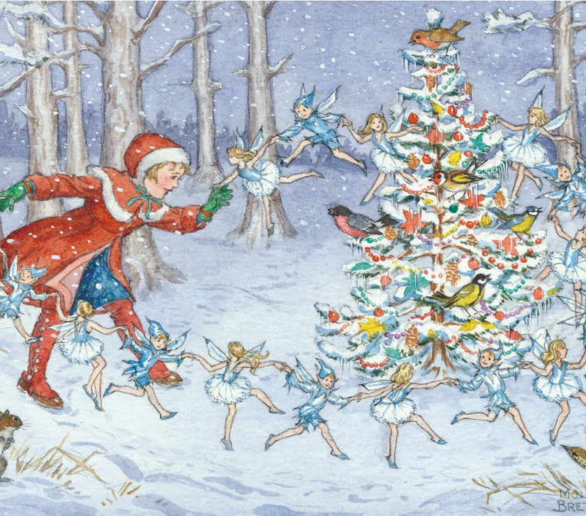 Snow Dance Christmas Card