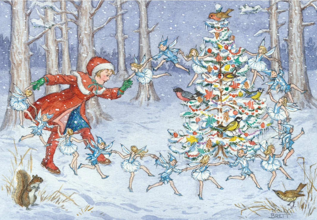 Snow Dance Christmas Card