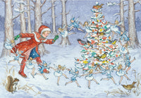 Snow Dance Christmas Card