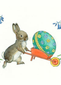 Egg Wheelbarrow Easter Card
