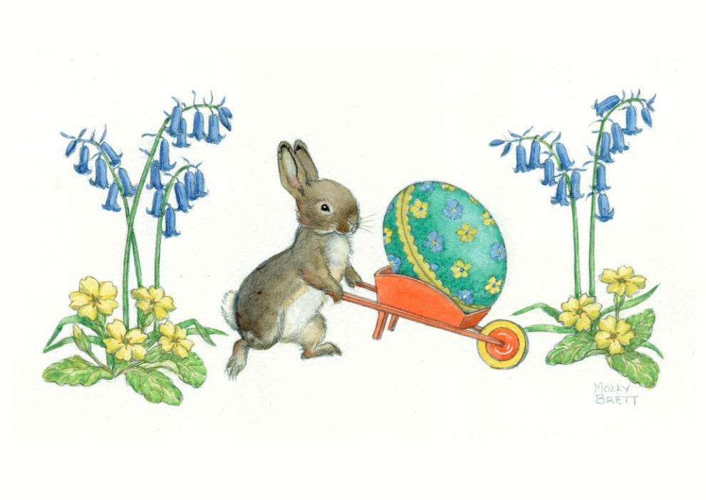 Egg Wheelbarrow Easter Card - House of Cards