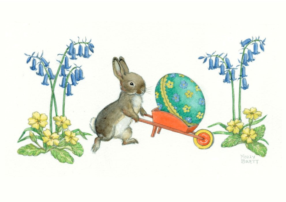Egg Wheelbarrow Easter Card