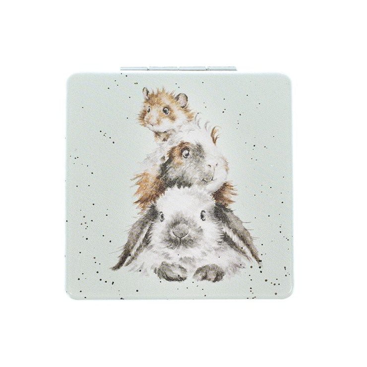 Piggy in the Middle Compact Mirror