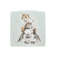 Piggy in the Middle Compact Mirror