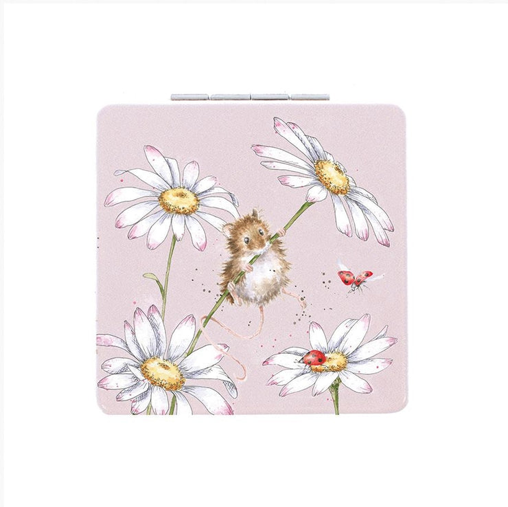 Oops A Daisy Field Mouse Compact Mirror