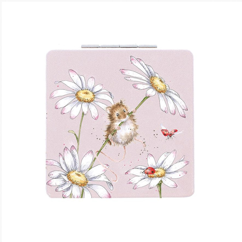 Oops A Daisy Field Mouse Compact Mirror