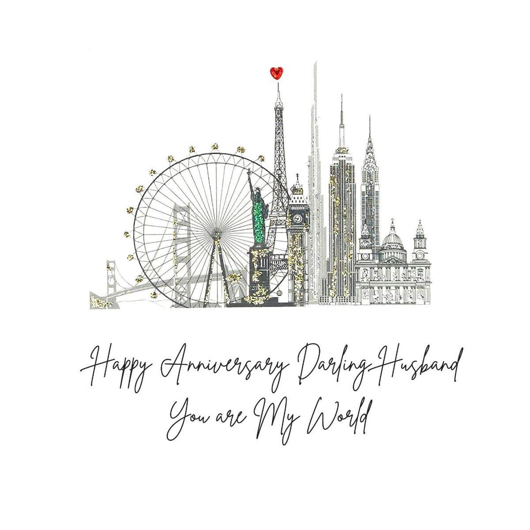 Husband Anniversary Card - House of Cards