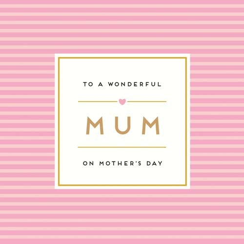 Wonderful Mum Mother's Day Card