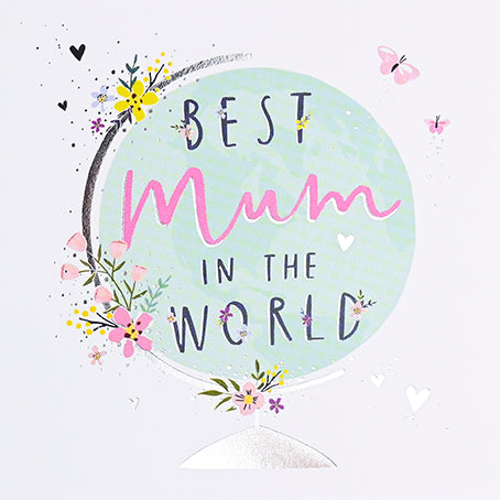 Best Mum in the World Mothers Day Card