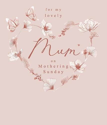 Lovely Mum on Mothering Sunday Card - House of Cards
