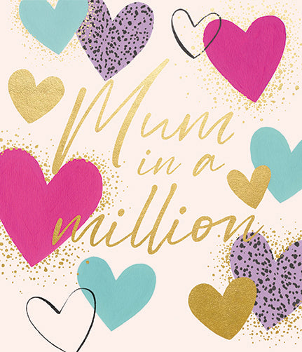 Mum in a Million Mothers Day Card